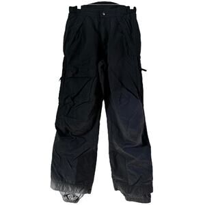 Obermeyer Saquaro Ski Pants Relaxed Fit Mid Rise Pockets Snow Boarding Black S
